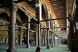 Example of a Mamluk mosque in the traditional hypostyle form, the al-Maridani Mosque (1340)