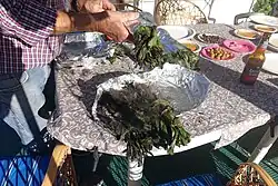 Calçots, grilled