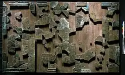 Bronze plaque with inscribed Celtic calendar