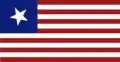 Digital remake of the "Lone Star" flag flown on admission day in San Francisco[61]