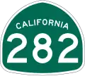 State Route 282 marker
