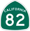 State Route 82 marker