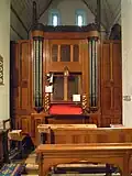 The church organ
