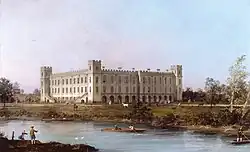 Syon House by Canaletto, 1749