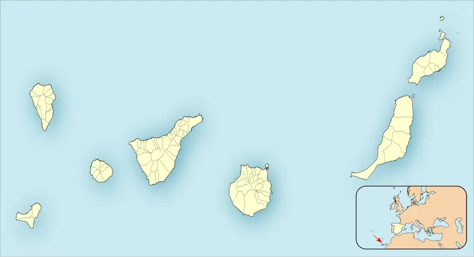 Todoque is located in Canary Islands