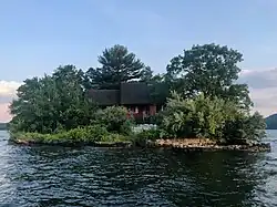 Island House off the tip of Candlewood Isle
