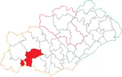 Location of Saint-Chinian