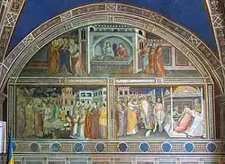 Frescoes with scenes of the life of St. Matthew