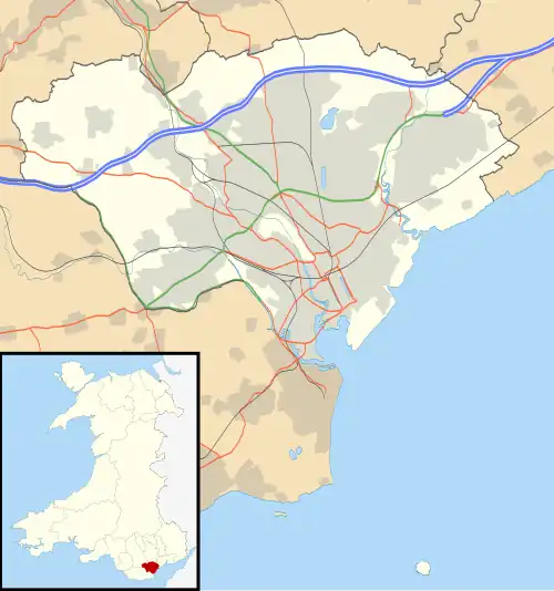 Cathays Library is located in Cardiff
