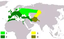 Map of range