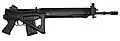 SG 550 with its stock folded