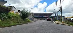 Puerto Rico Highway 119 entering downtown Las Marías