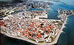 Cartagena from the air