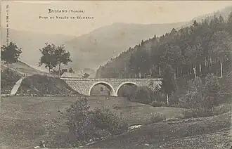 Bridge and valley of Séchenat.