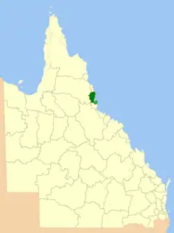 Location within Queensland