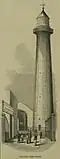 Trial erection in Lambeth, London in 1844