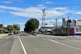 Railway Street (Castlereagh Highway) Dirranbandi, 2021