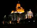 Night view from the side.