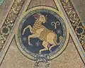 Detail from the Surrogate's Courthouse mosaic, New York City