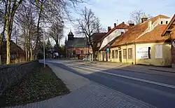 The village centre