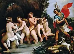 Diana and Actaeon c. 1602-1603, Paris, Louvre