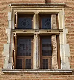 Renaissance window on the first floor