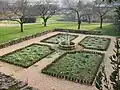 Garden and fountain