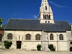 The church in Chamant