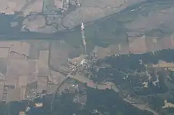Aerial view of Chandlerville