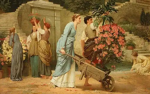 Playing at Work by Charles Edward Perugini