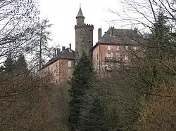 The chateau in Val-et-Châtillon