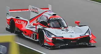 Team Penske's Acura ARX-05 in the 2020 IMSA SportsCar Weekend.