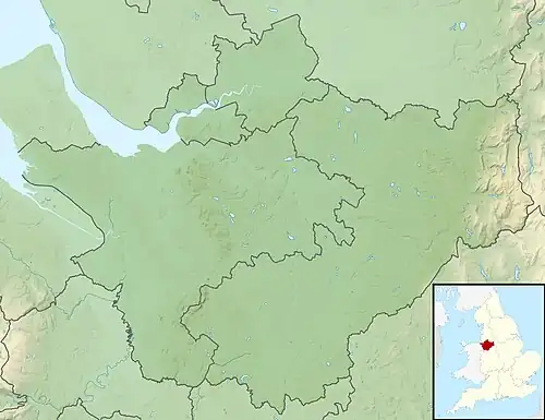 Battle of Winnington Bridge is located in Cheshire