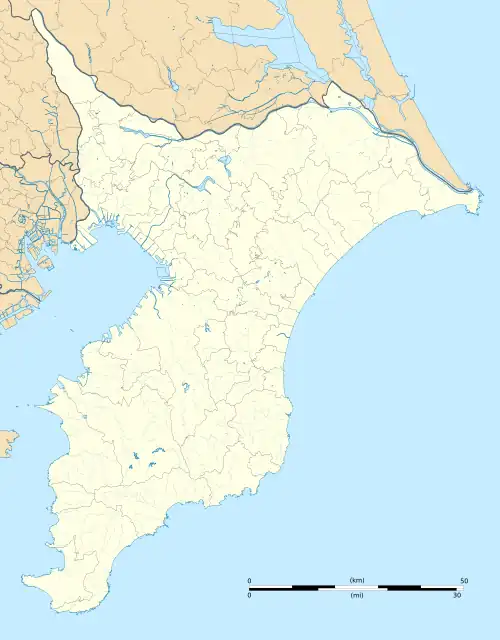 Obitsu Station is located in Chiba Prefecture