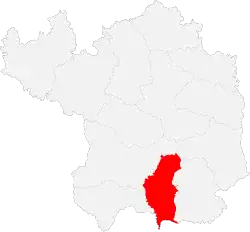 Location in Yan'an