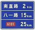 Distance to roads given