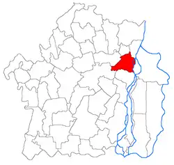 Location in Brăila County