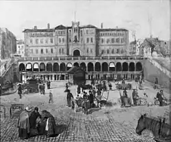Painting of Youngstorget, circa 1900