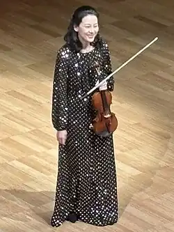 Clara-Jumi Kang following a concert in 2025
