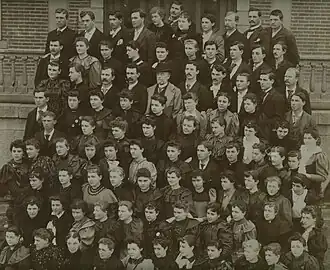 Class of 1894 at Mankato State Normal School, Mankato, Minnesota
