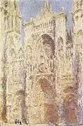 Rouen Cathedral, West Façade, Sunlight 1894 National Gallery of Art Washington, D.C., USA