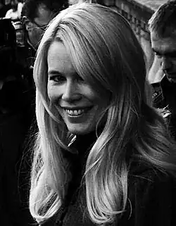 Claudia Schiffer in London