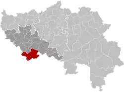 Location of Clavier in the province of Liège