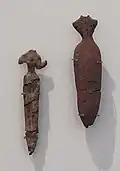 Clay female figurines, Grave B101, Abadiya. Naqada IIA. Ashmolean Museum.[86]