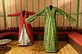 Women's dress, late 1800s, Syria (right) and coat from early 1900s, silk and cotton (left), exhibit in the Rautenstrauch-Joest-Museum, Cologne, Germany