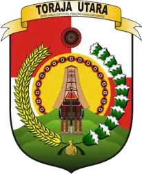 Coat of arms of North Toraja Regency
