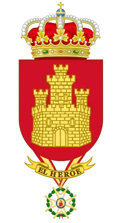 Coat of arms of the 16th Armored Regiment "Castilla" (RAC-16) Common