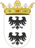 Shield of Marquesado de Larraín, in connection with the current president of Concha y Toro.[6]