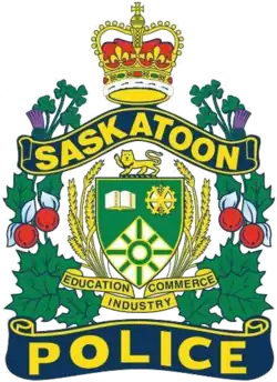 Uniform badge of the Saskatoon Police Service