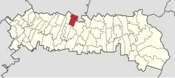 Location in Ialomița County